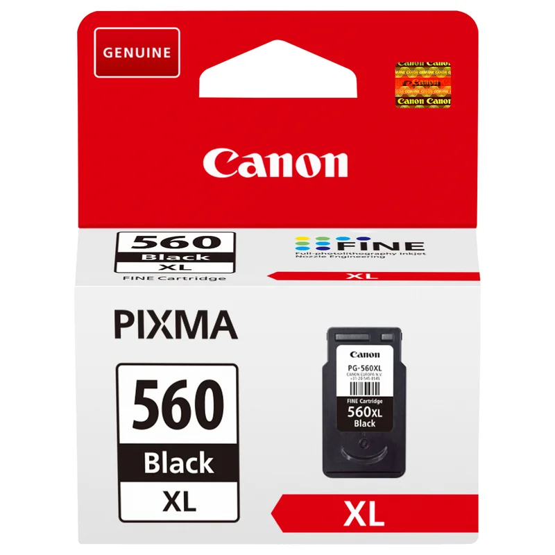 Canon Tinte PG-560XL 3712C001 Schwarz bis zu 400 Seiten gemäß ISO/IEC 24734