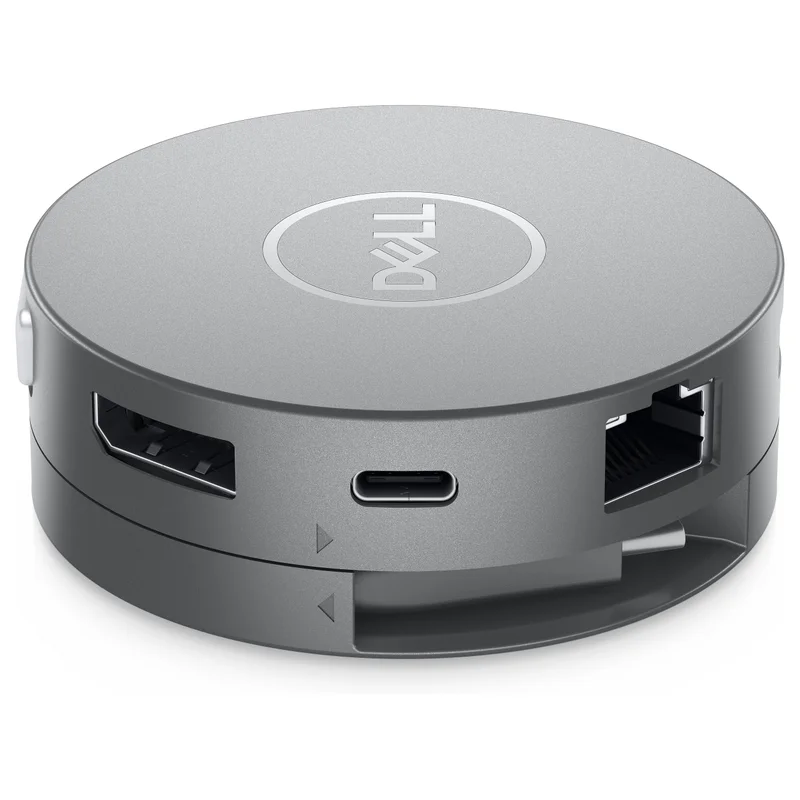 D Dell DA310 Mobile Adapter Dockingstation 470-AEUP 2xUSB3.1/HDMI/VGA/DisplayPort/USB-C/Ethernet passiv Grey