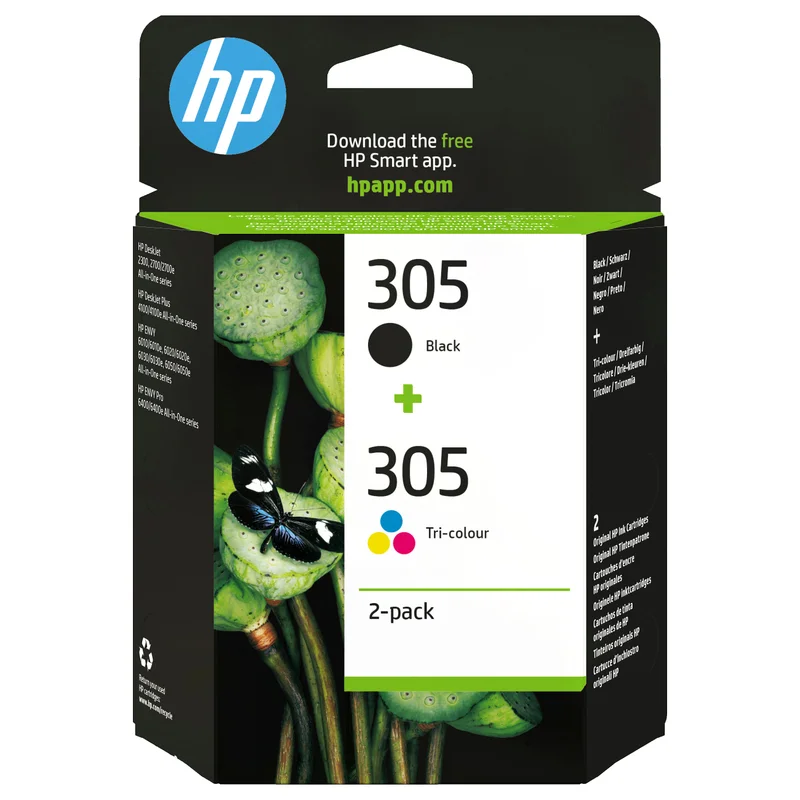 HP Tinte 305 6ZD17AE Multipack (BK/C/M/Y)