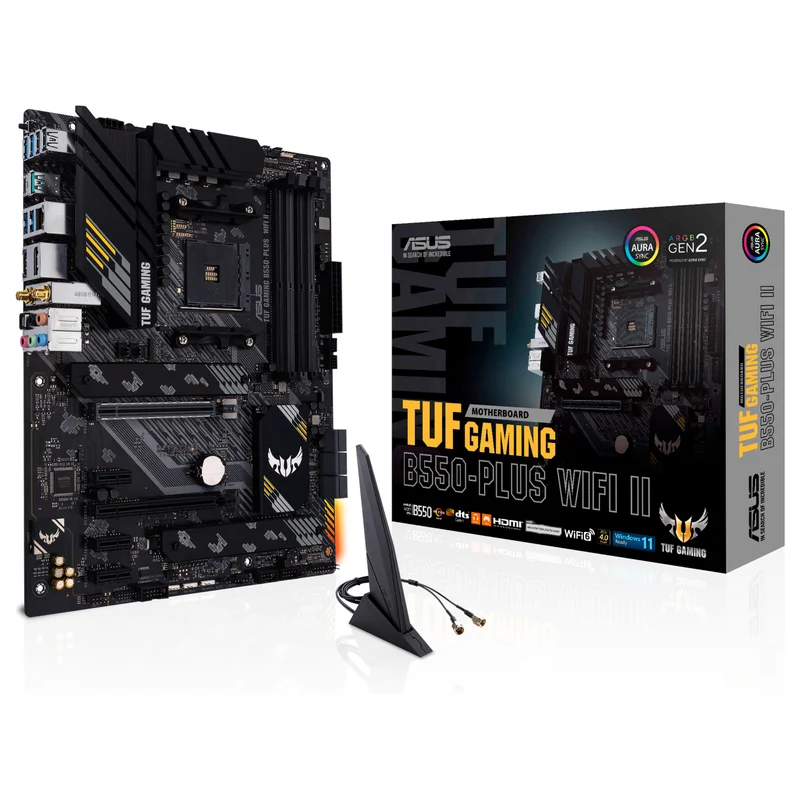 MB ASUS TUF GAMING B550-PLUS(WI-FI II) (AMD.AM4.DDR4.ATX)