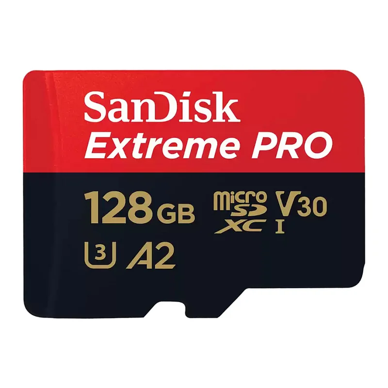 CARD 128GB Sandisk Extreme PRO microsdxc 200MB/s +Adpater