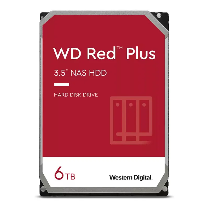 6TB WD60EFPX Red Plus 5400RPM 256MB