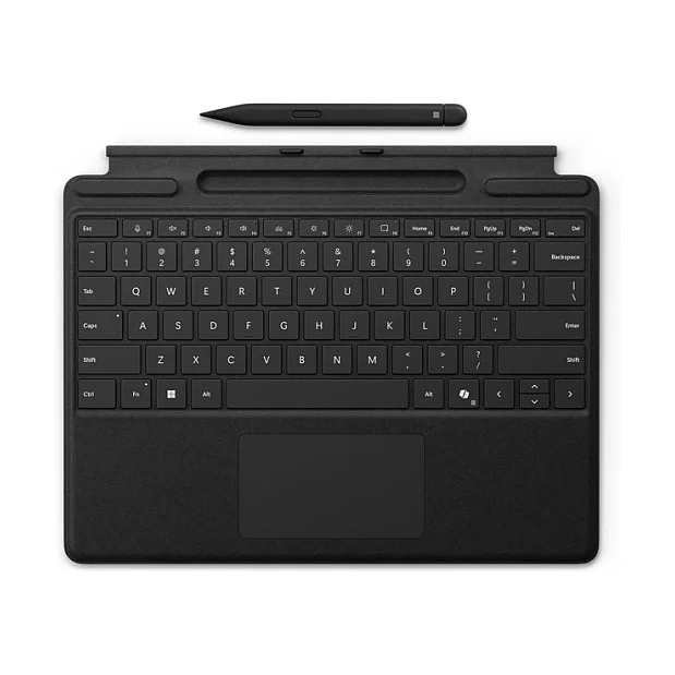 Microsoft Surface Pro 10/11/FB Keyboard inkl. Pen2 + Copilot Taste - Black
