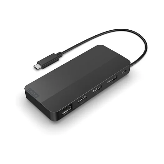 D Lenovo USB-C Dual Display Travel Dock