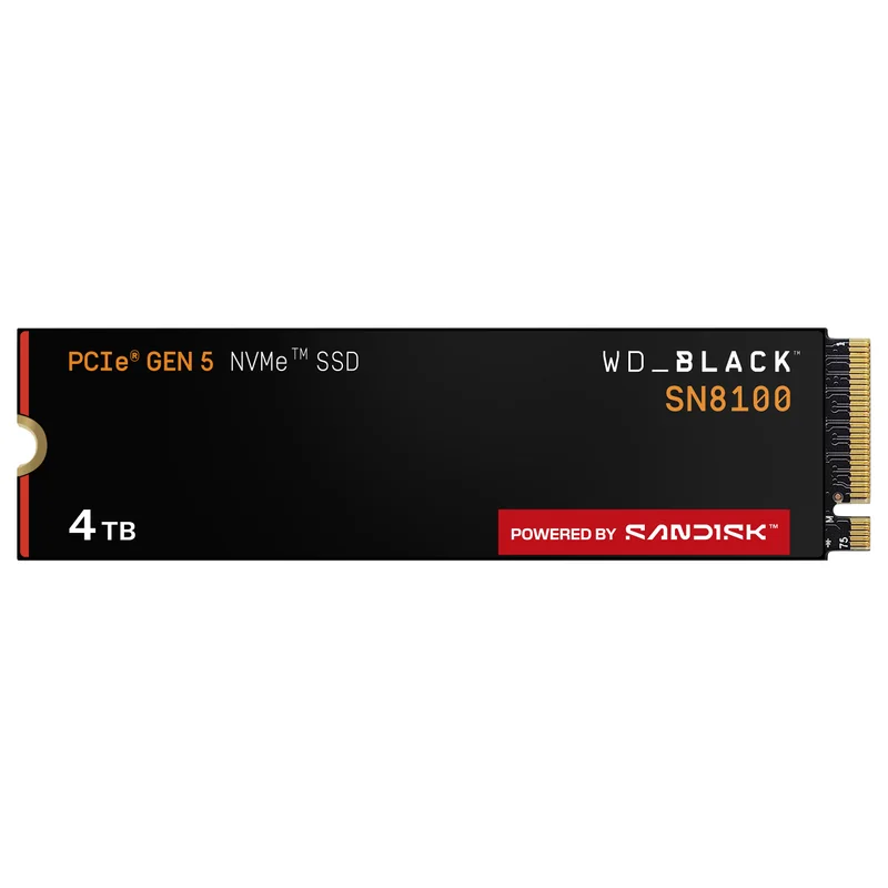 M.2 4TB WD Black SN8100 NVMe PCIe 5.0 x 4