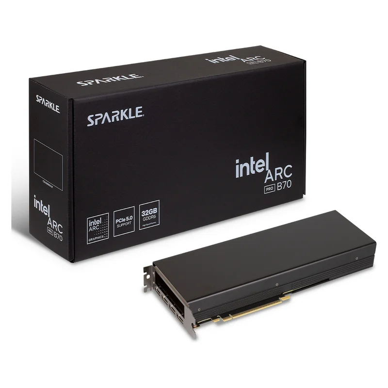 B70 Pro 32GB Sparkle Intel Arc passive GDDR6