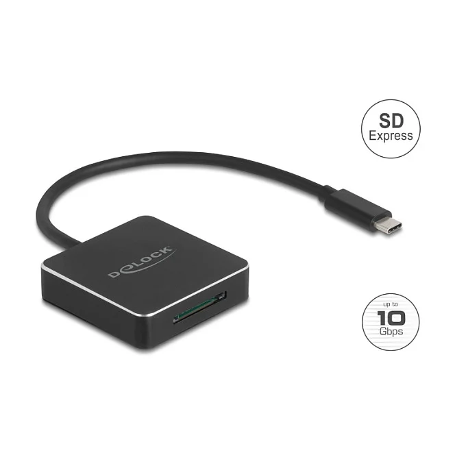 USB Type-C™ Card Reader für SD Express (SD 7.1) Speicherkarten