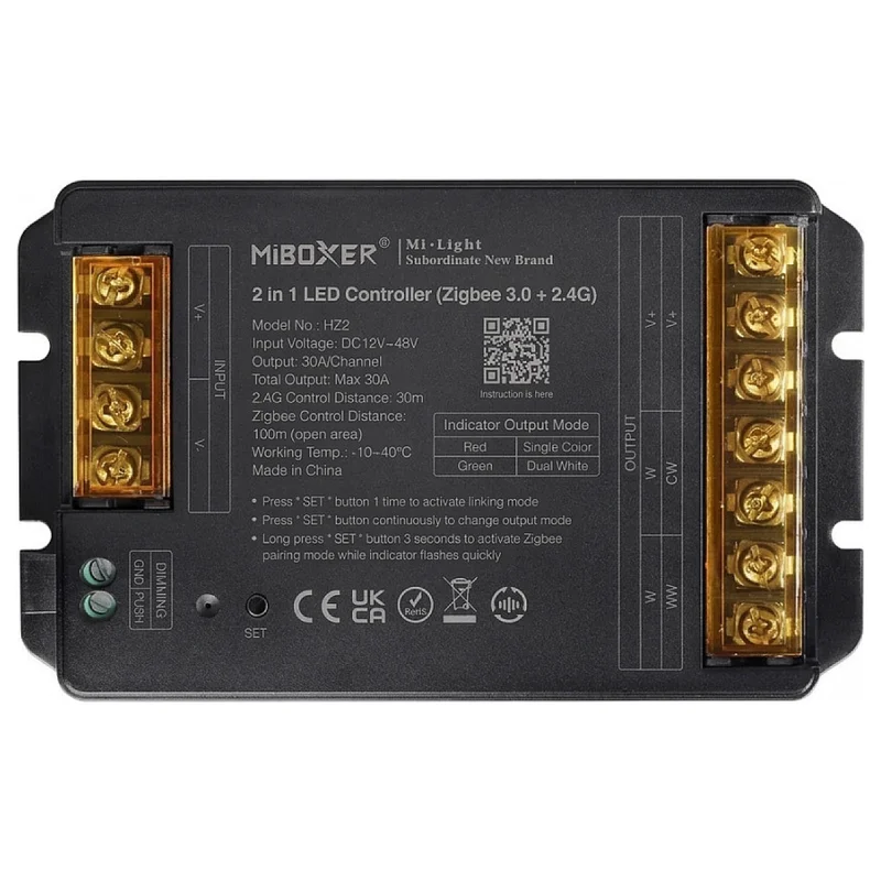 LED Controller HC-Serie 2in1 DC12~48V Zigbee 3.0+ 2.4G HP 30A*Milight/Miboxer*