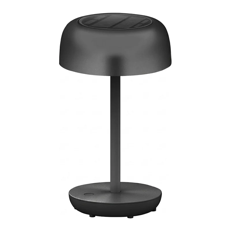 Synergy 21 LED Tischleuchte SOLAR/Akku, outdoor IP54, Touch Switch dimmbar, transparent-schwarz