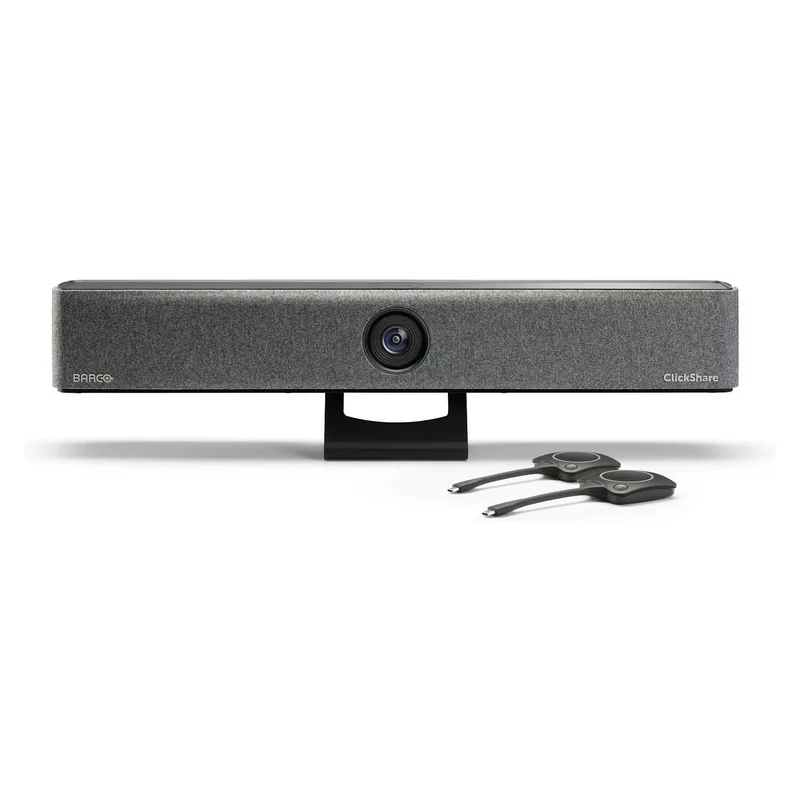 Barco ClickShare Bar Pro mit 2 Buttons 4K fuer kleine und mittlelgrosse Raeume