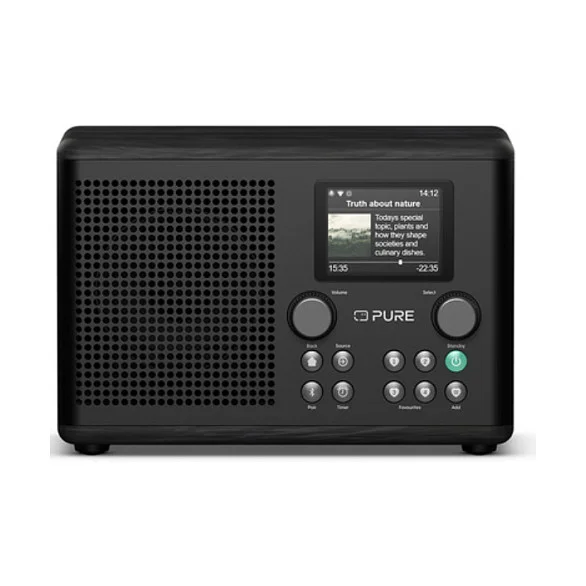 Pure Classic H4i Digitalradio Kaffee Schwarz/Esche