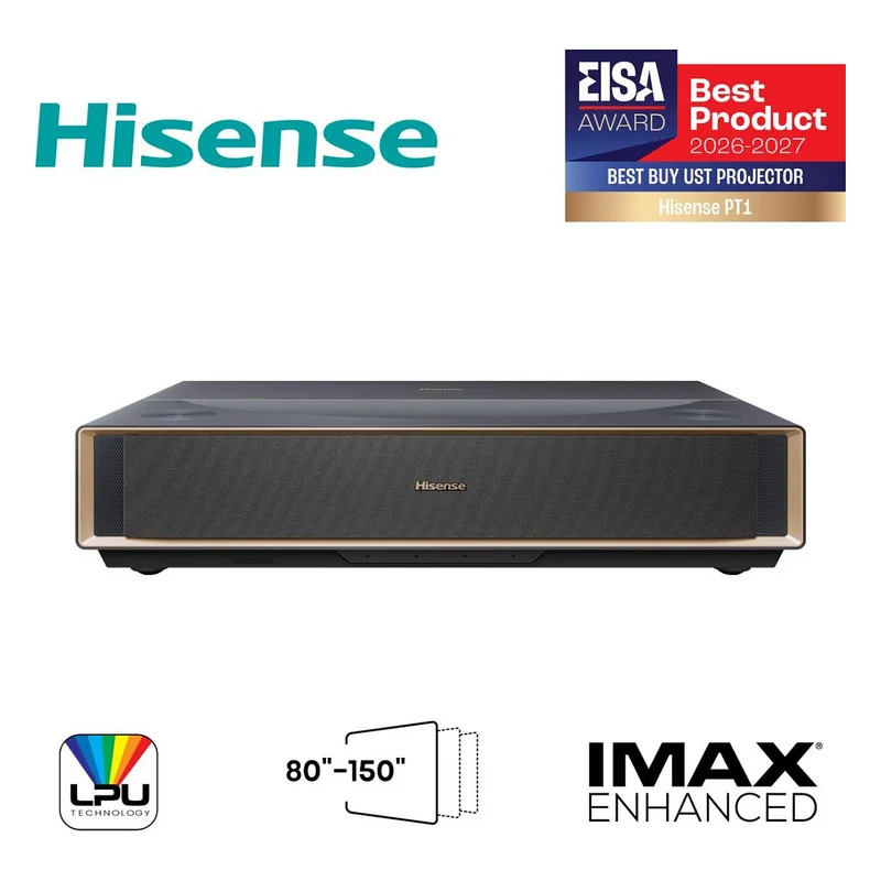 Hisense Germany GmbH PT1 16:9 UHD 4K (3840x2160) Laser DisplayPort HDMI WIFI RJ45 SmartTV Speaker