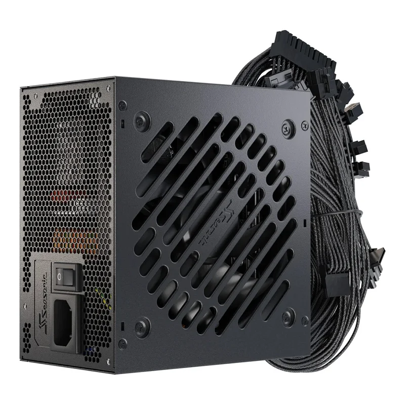 850W Seasonic CORE BC-850 ATX3.1 (schwarz, 1x 12-Pin High Power GPU, 3x PCIe, 850 Watt)