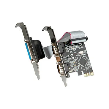 PCI-Express-Karte 2x Seriell RS232 D-Sub 9 1x Parallel EPP/ECP