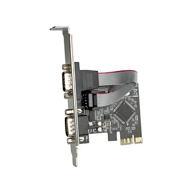 PCI-Express-Karte Seriell RS232 D-Sub 9 2 Ports
