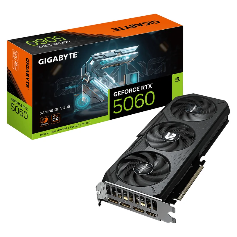 RTX 5060 8GB GIGABYTE GAMING OC V2 GDDR7