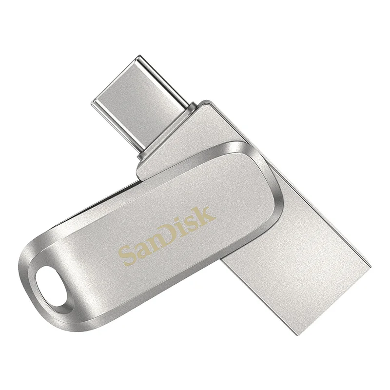 STICK 128GB USB 3.1 Sandisk Ultra Dual Drive Luxe Type-C silver