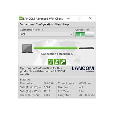 LANCOM Upgrade Advanced VPN Client (Windows, 10 Benutzer)